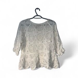 Solitaire Cream Lace Blouse